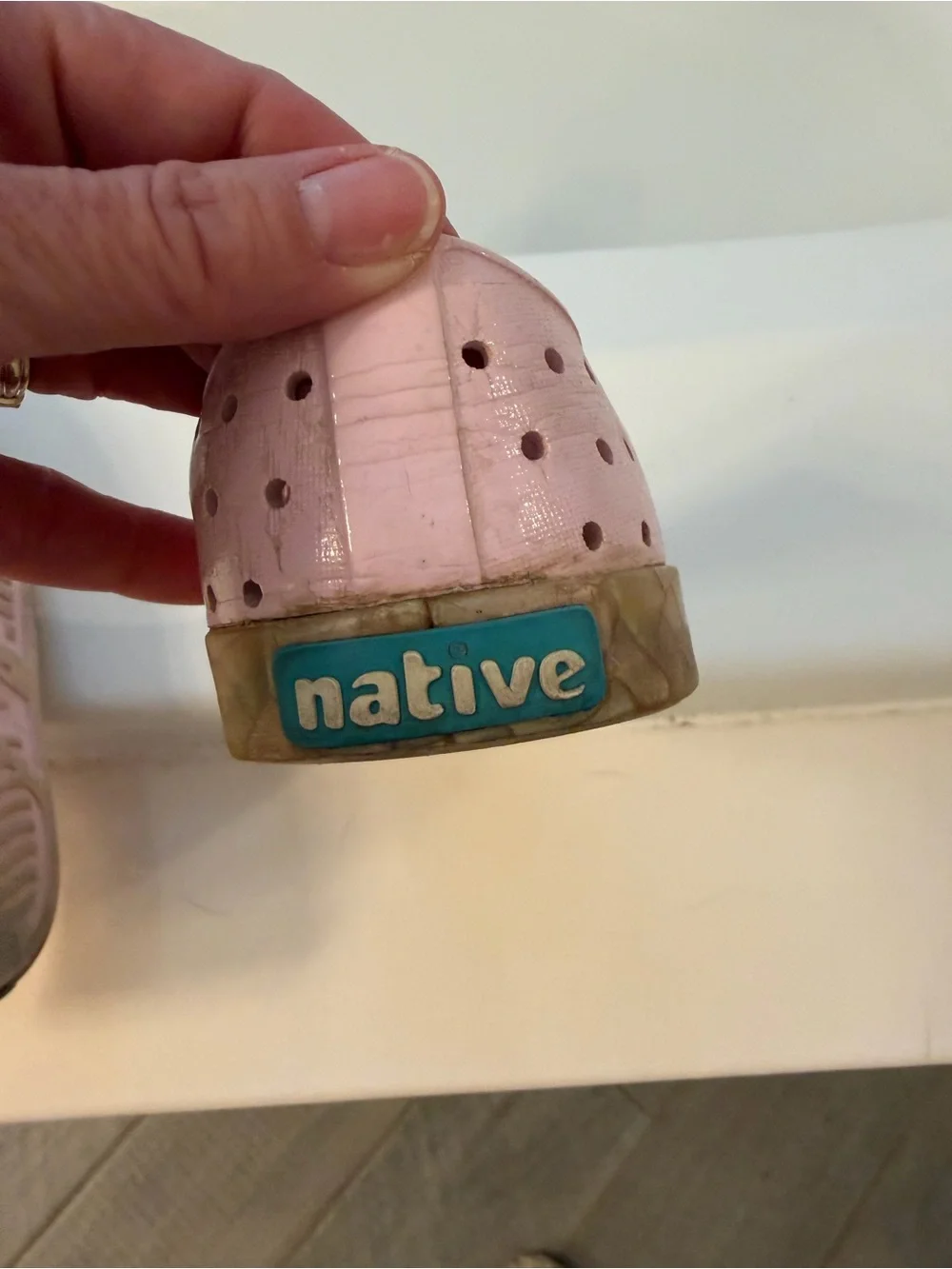 Native Pink Slip-On Perforated Casual Shoes